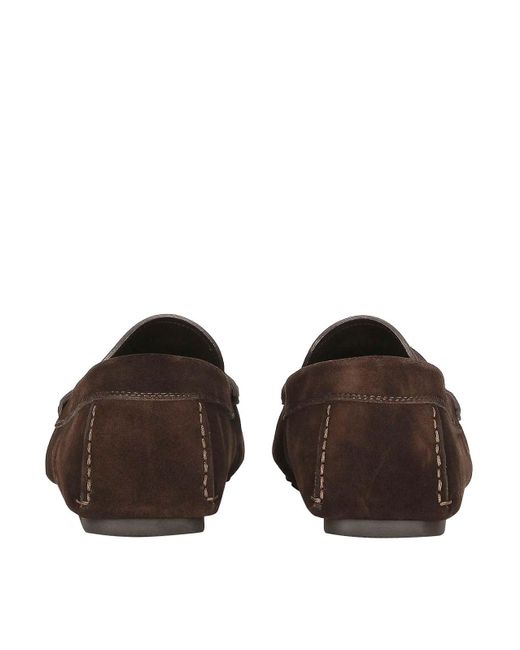 Dolce & Gabbana Brown Loafers With Logo for men