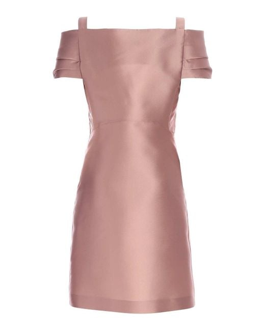Alberta Ferretti Pink Cross Dress