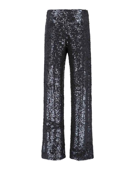 P.A.R.O.S.H. Gray Sequined Trousers