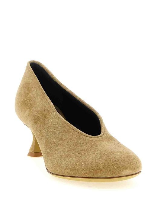 Moschino Natural Duck Pumps