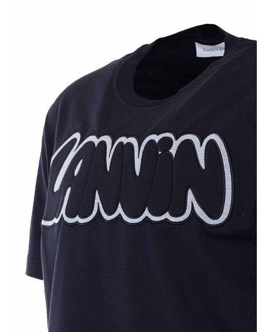 Lanvin Blue T-Shirt for men