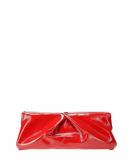 Dries Van Noten Red Large Clutch Bag