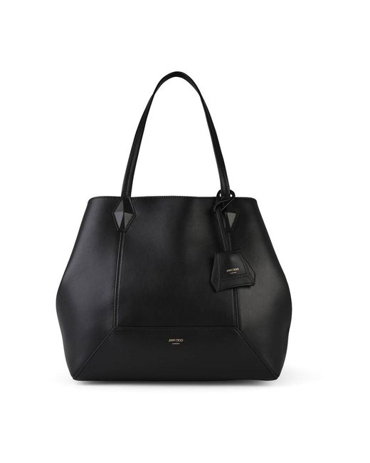 Jimmy Choo Black Diamond Leather Bag
