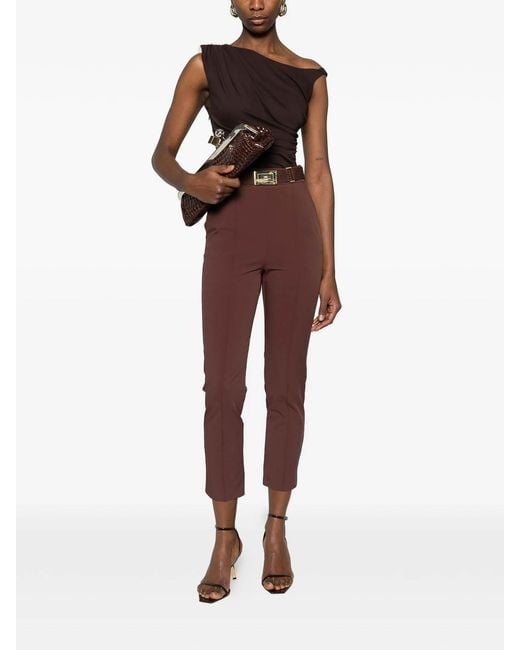 Elisabetta Franchi Purple Pants