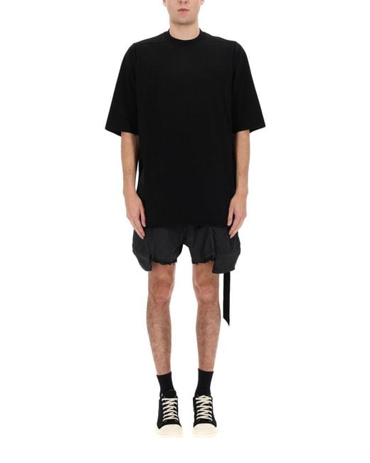 Rick Owens Black Subhuman Jumbo T-Shirt for men