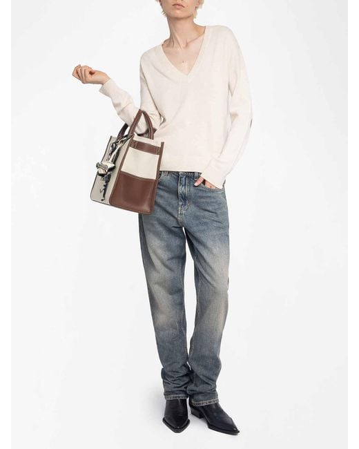 Zadig & Voltaire Natural Vivi Lc Patch Heart