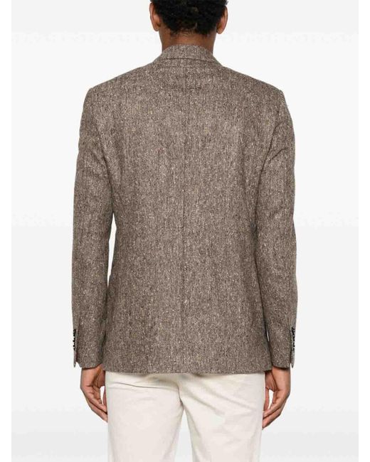 Lardini Brown 'Attitude Drop 7 Reg' Jacket for men