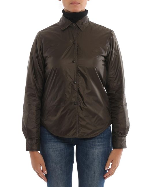 Aspesi Gray Glue Army Padded Jacket