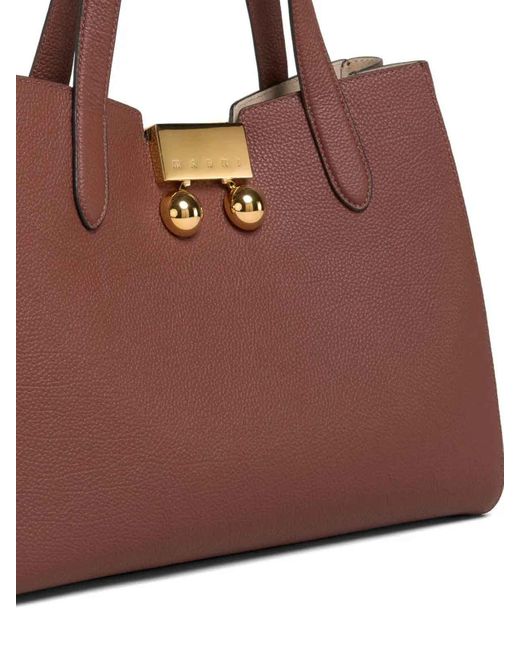 Marni Brown Leather Bag