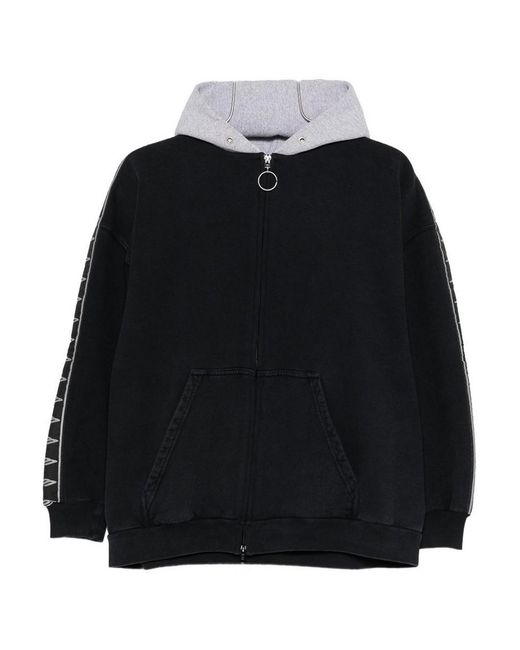 Balenciaga Black Cotton Hoodie for men