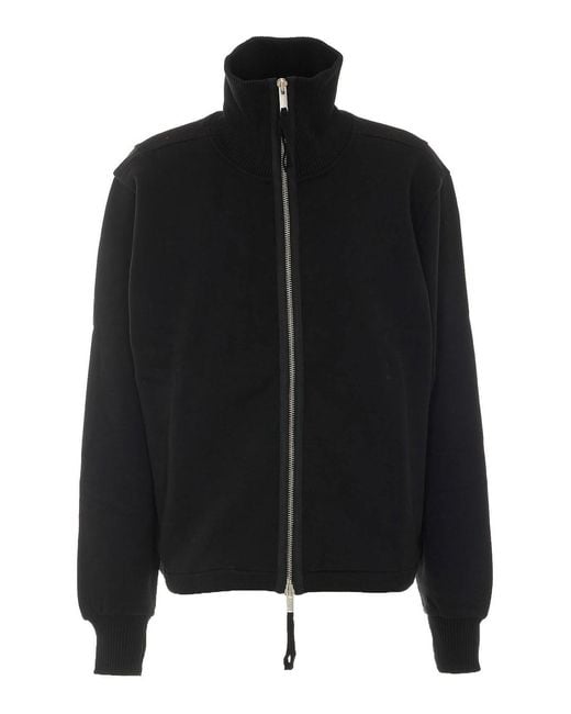 Thom Krom Black M Sj Zip Sweater for men