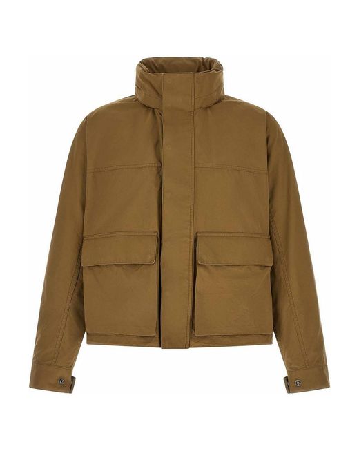 Lemaire Green 'Short Rain' Parka for men