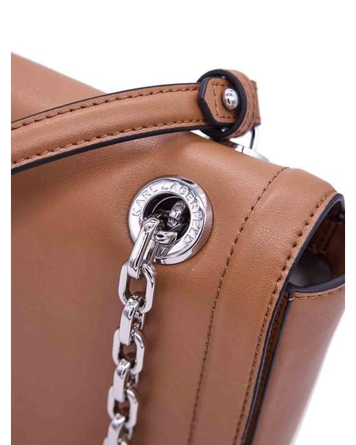 Karl Lagerfeld Brown K/Autograph Shoulder Bag