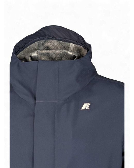 K-Way Blue Jacket for men