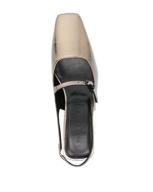 Robert Clergerie Natural Suzie Sling Back