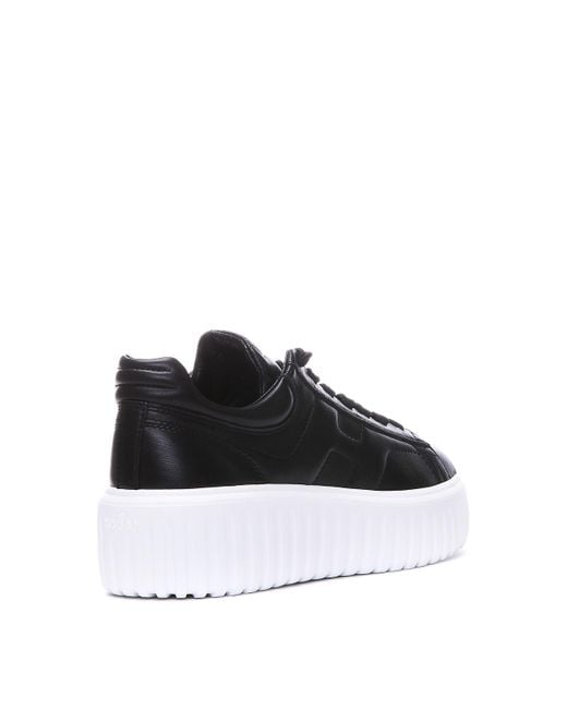 Hogan Black H-stripes - Sneakers