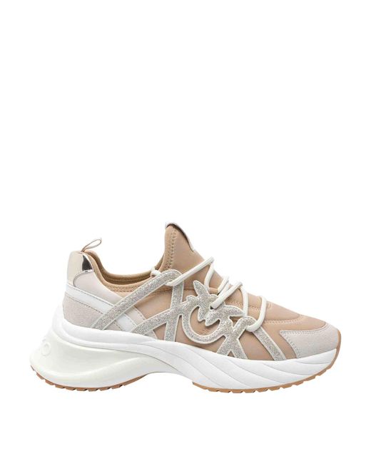 Pinko White Ariel Sneakers