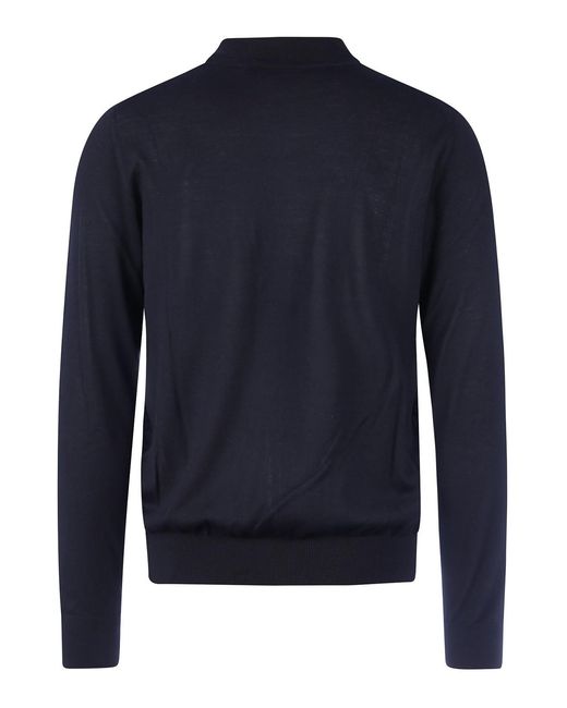 Nome Blue Zipped Cardigan for men