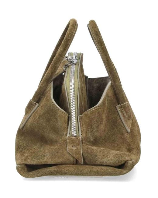 The Attico Metallic Mini Bag The Walk
