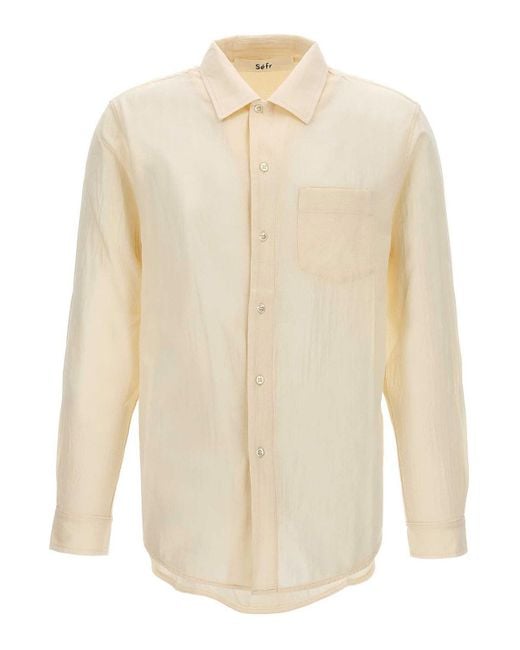 Seafarer White Leo Shirt for men