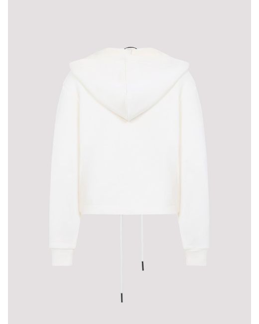 Moncler White Zip Up Jacket