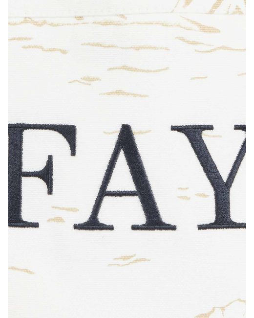 Fay White Beach Bag for men