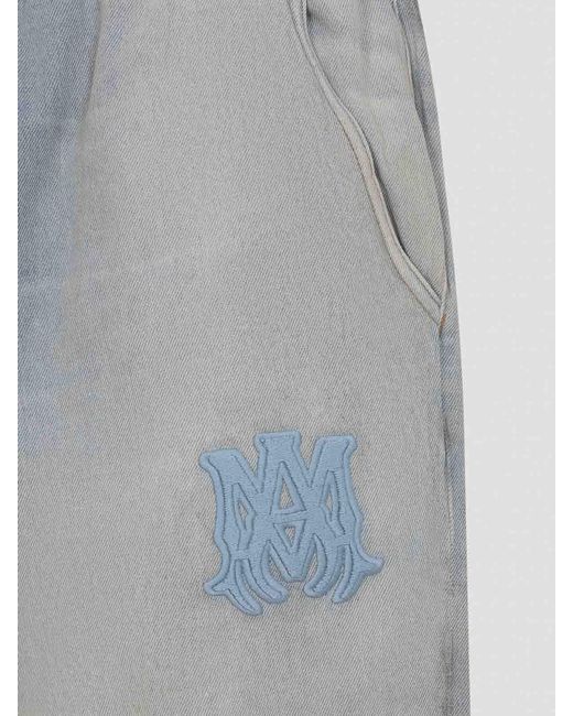 Amiri Gray Relaxed Baggy Jeans for men