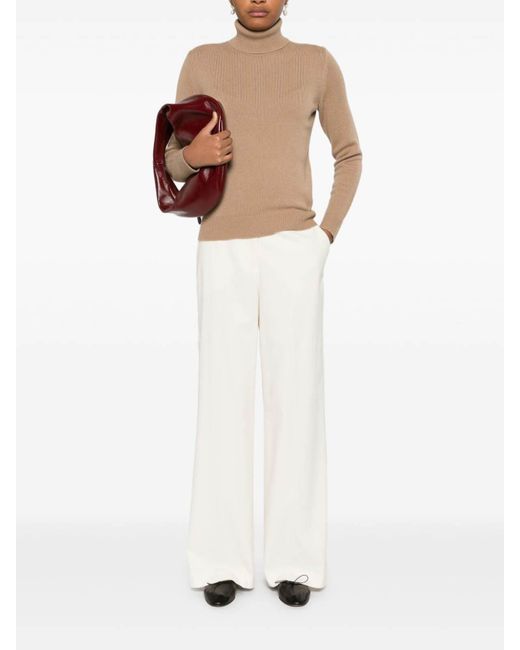 Theory Natural Cashmere Turtleneck Sweater