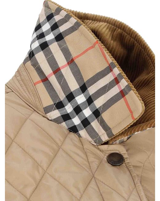 Burberry Natural Quilted Jacket