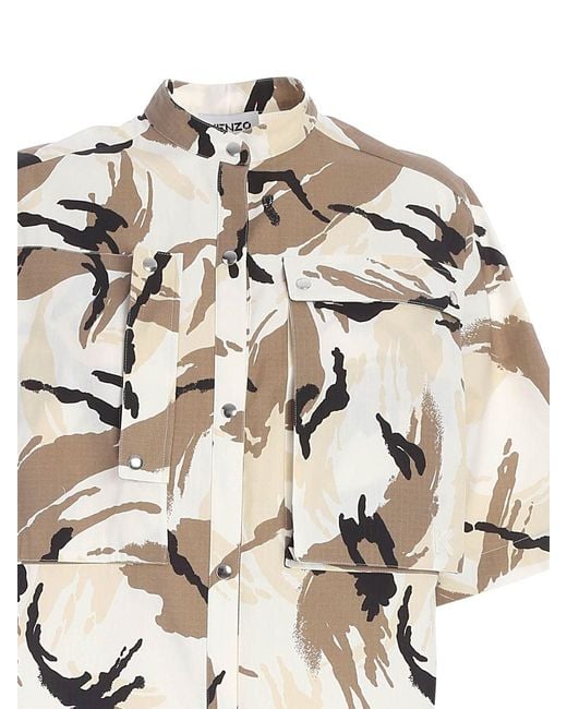 KENZO Natural Chemisier Dress