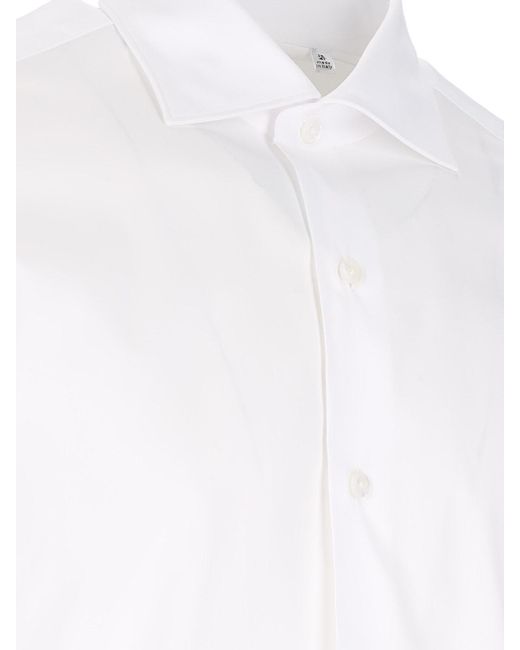 Finamore 1925 White Shirt for men
