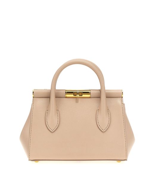 Dolce & Gabbana Natural Small Marlene Handbag