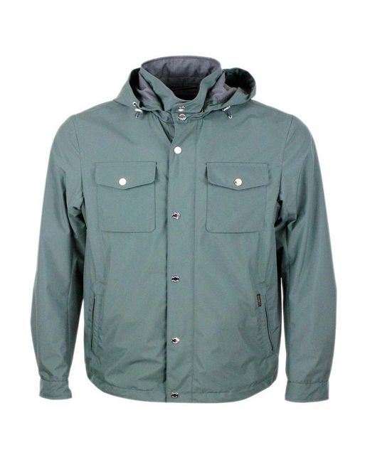Moorer Blue Jacket for men