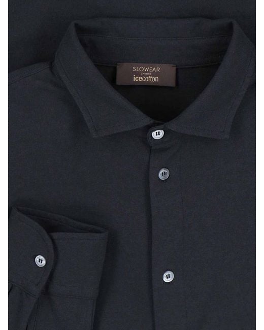 Camicia di Zanone in Blue da Uomo