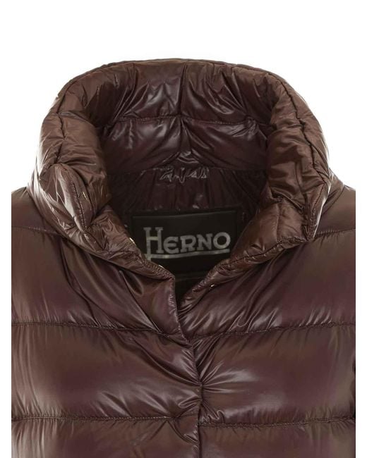 Herno Brown Fondant Light Down Jacket