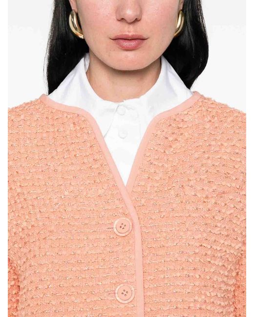 Emporio Armani Pink Wool Blend Jacket