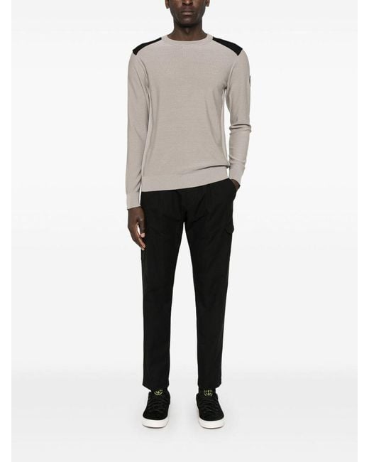 Herno Blue Dive Nylon Cargo Trousers for men