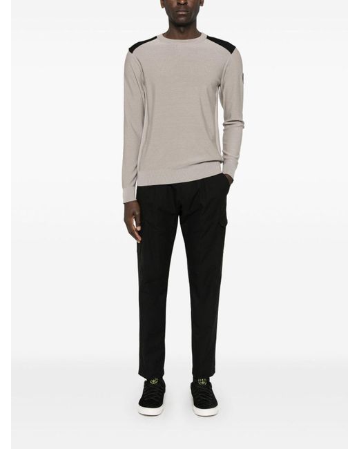 Herno Blue Dive Nylon Cargo Trousers for men