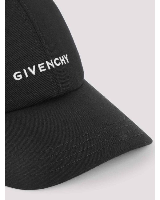 Givenchy Black Curved Cap for men