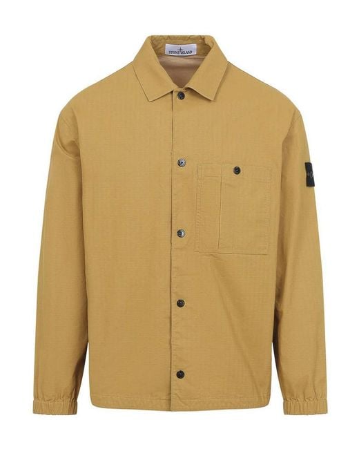 Stone Island Gray Shirt for men