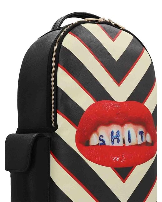 Seletti Gray Regimeenta Shit Seenta X Toiletpaper Backpack