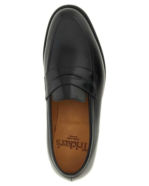 Tricker's Black Havard Loafers for men