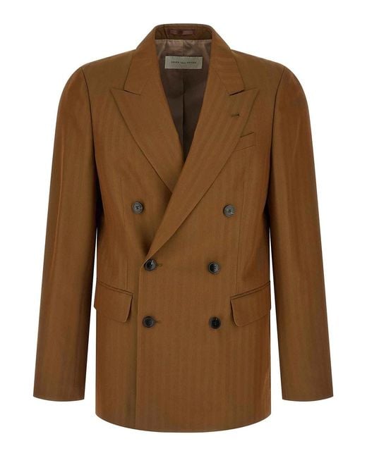 Dries Van Noten Brown Barry Blazer for men