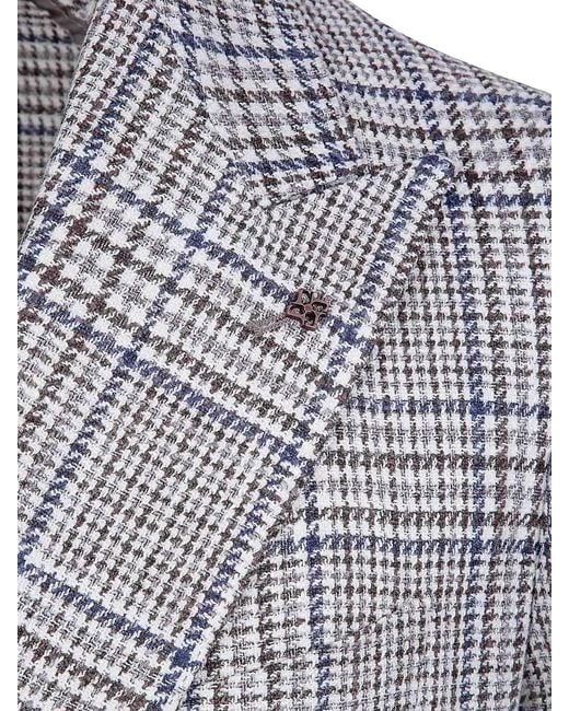 Tagliatore Gray Montecarlo Jacket for men