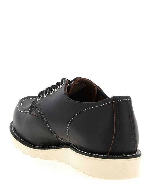 Red Wing Black 'shop Moc Oxford' Lace Up Shoes for men