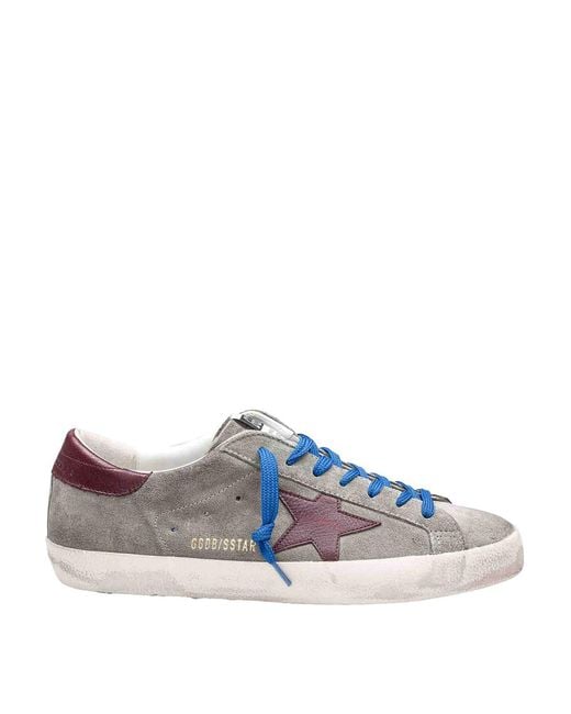 Golden Goose Deluxe Brand Gray Super Star Sneakers for men