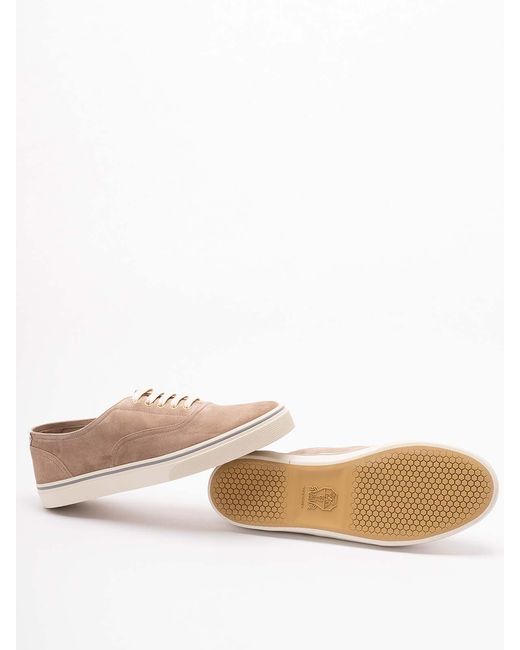 Brunello Cucinelli Gray Sneakers for men