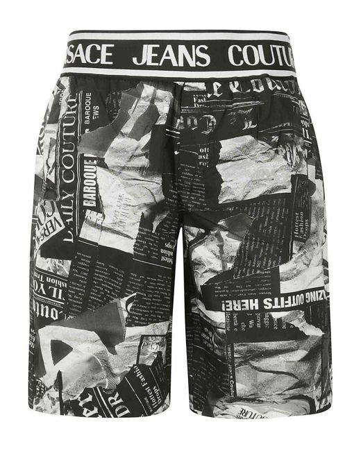 Versace Gray Shorts for men
