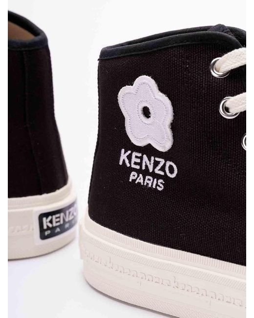 KENZO Black Foxy High Top Sneakers