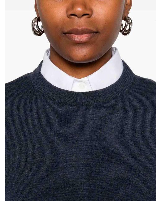 Brunello Cucinelli Blue Cashmere Knitted Vest